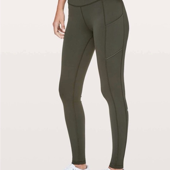 lululemon athletica Pants - Lululemon Athletica Olive Leggings